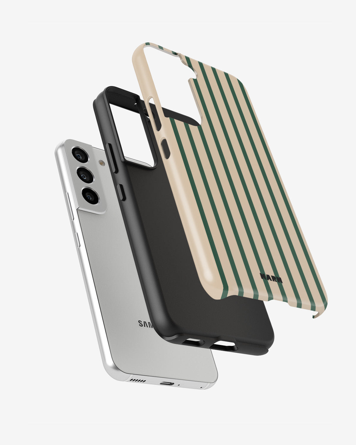Samsung Galaxy S21 FE Tough Case – Evergreen Stripe - View 2