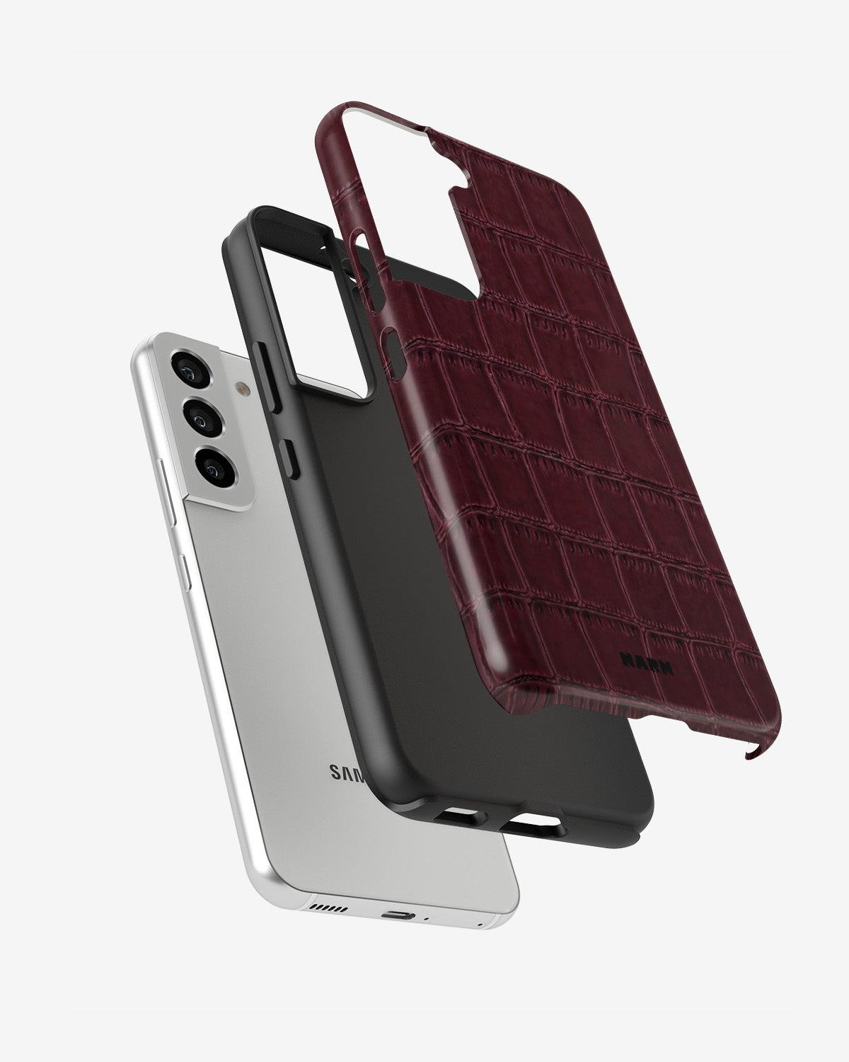 Samsung Galaxy S21 FE Tough Case – Rouge Croc - View 2