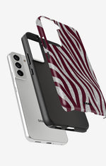 Samsung Galaxy S21 FE Tough Case – Velvet Zebra - View 2