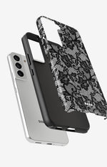 Samsung Galaxy S21 FE Tough Case – Midnight Lace - View 2