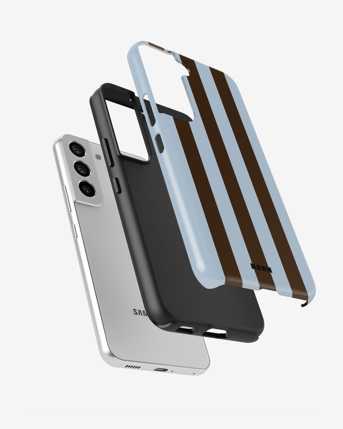 Samsung Galaxy S21 FE Tough Case – Bistro Stripes - View 2
