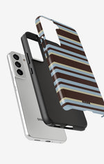 Samsung Galaxy S21 FE Tough Case – Latte Lines - View 2