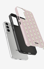 Samsung Galaxy S21 FE Tough Case – Rose Lines - View 2