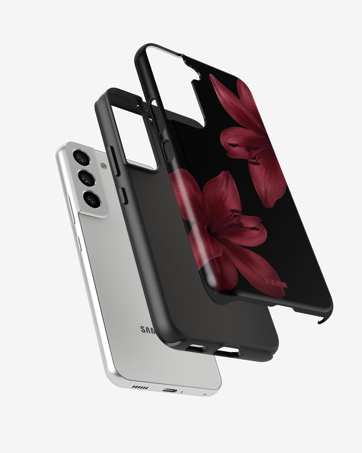 Samsung Galaxy S21 FE Tough Case – Ruby Lily - View 2