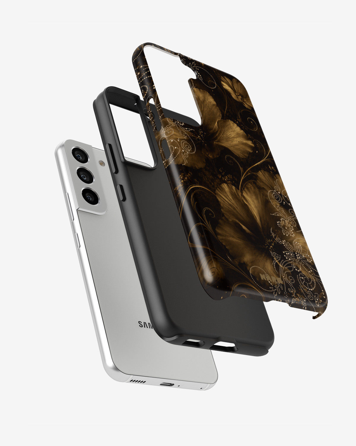 Samsung Galaxy S21 FE Tough Case – Bloom Noir - View 2