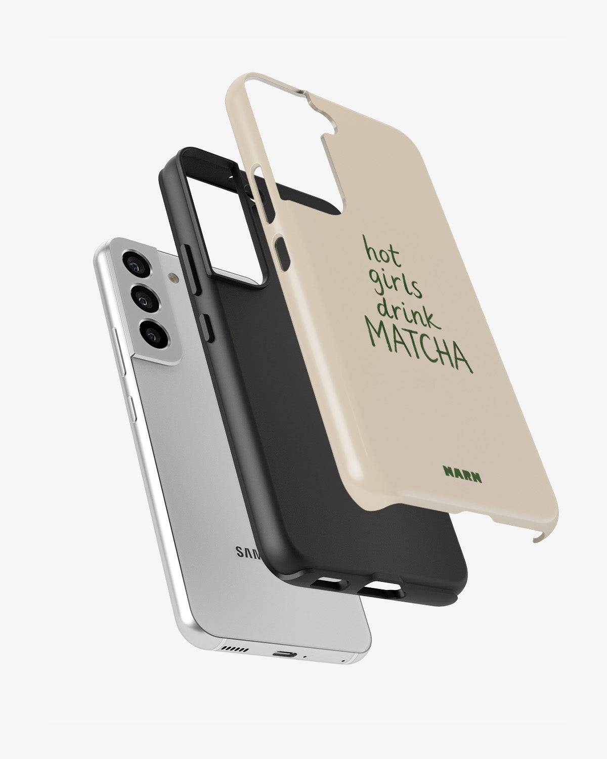 Samsung Galaxy S21 FE Tough Case – Drink Matcha - View 2