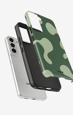 Samsung Galaxy S21 FE Tough Case – Green Blend - View 2