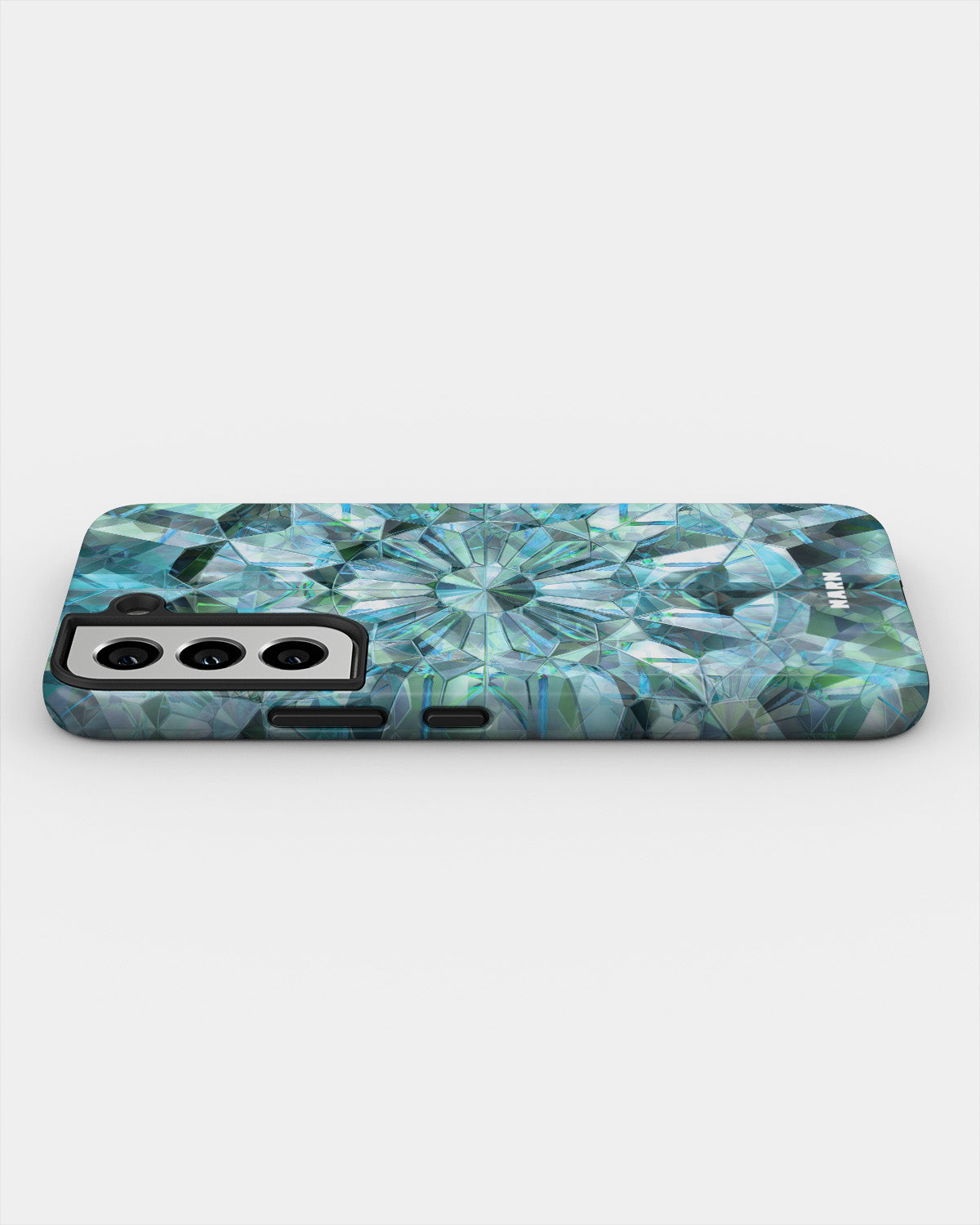 Samsung Galaxy S21 FE Tough Case – Green Crystals - View 3