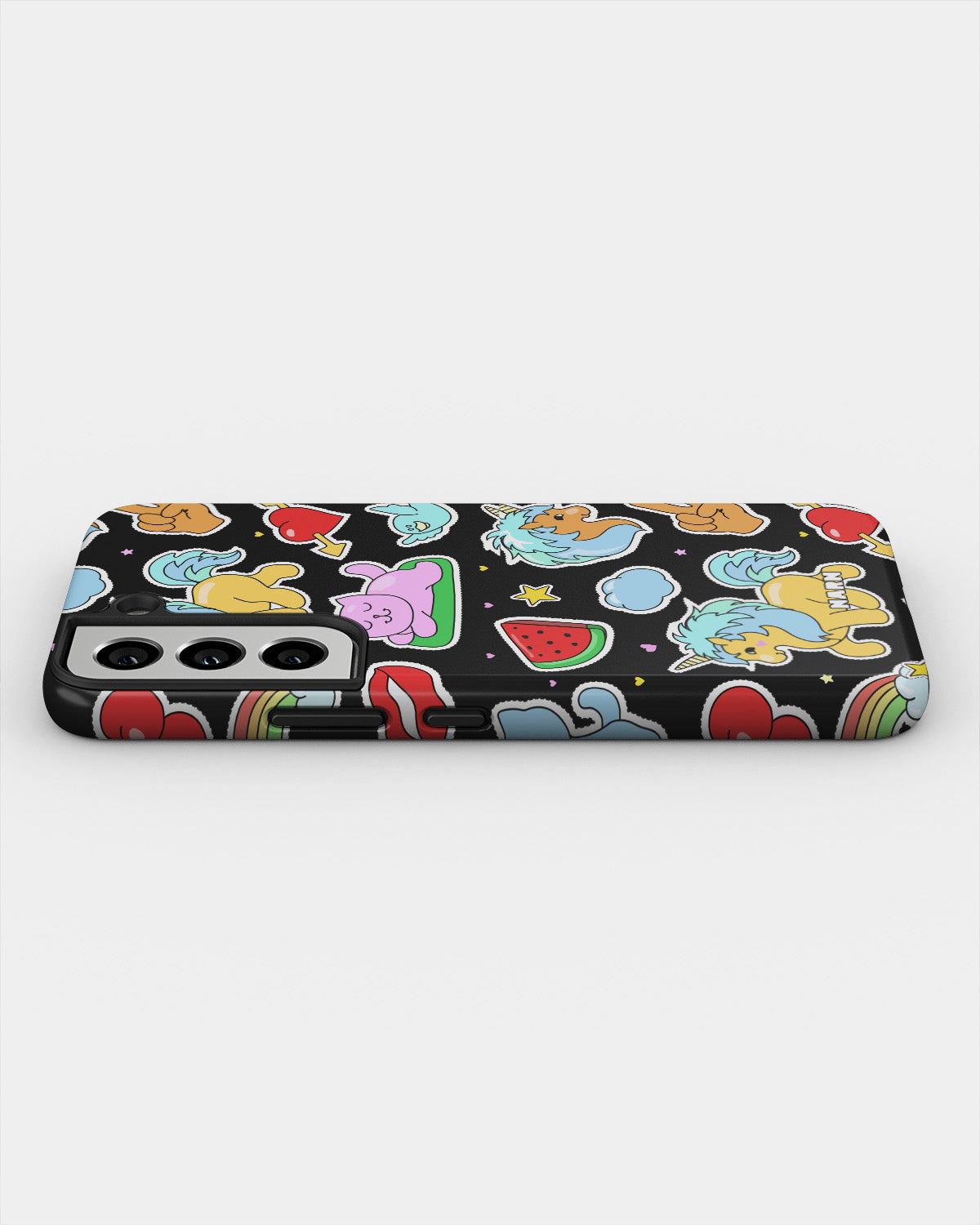 Samsung Galaxy S21 FE Tough Case – Cute Stickers - View 3