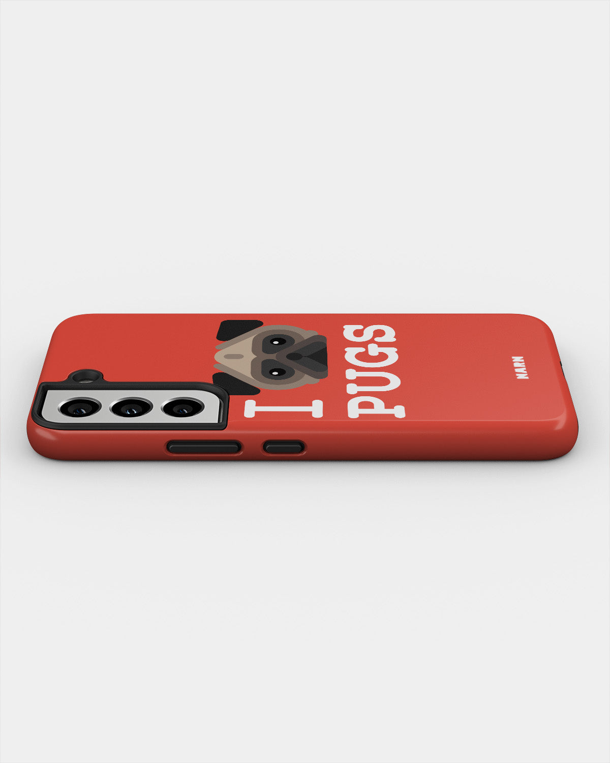 Samsung Galaxy S21 FE Tough Case – I Love Pugs - View 3