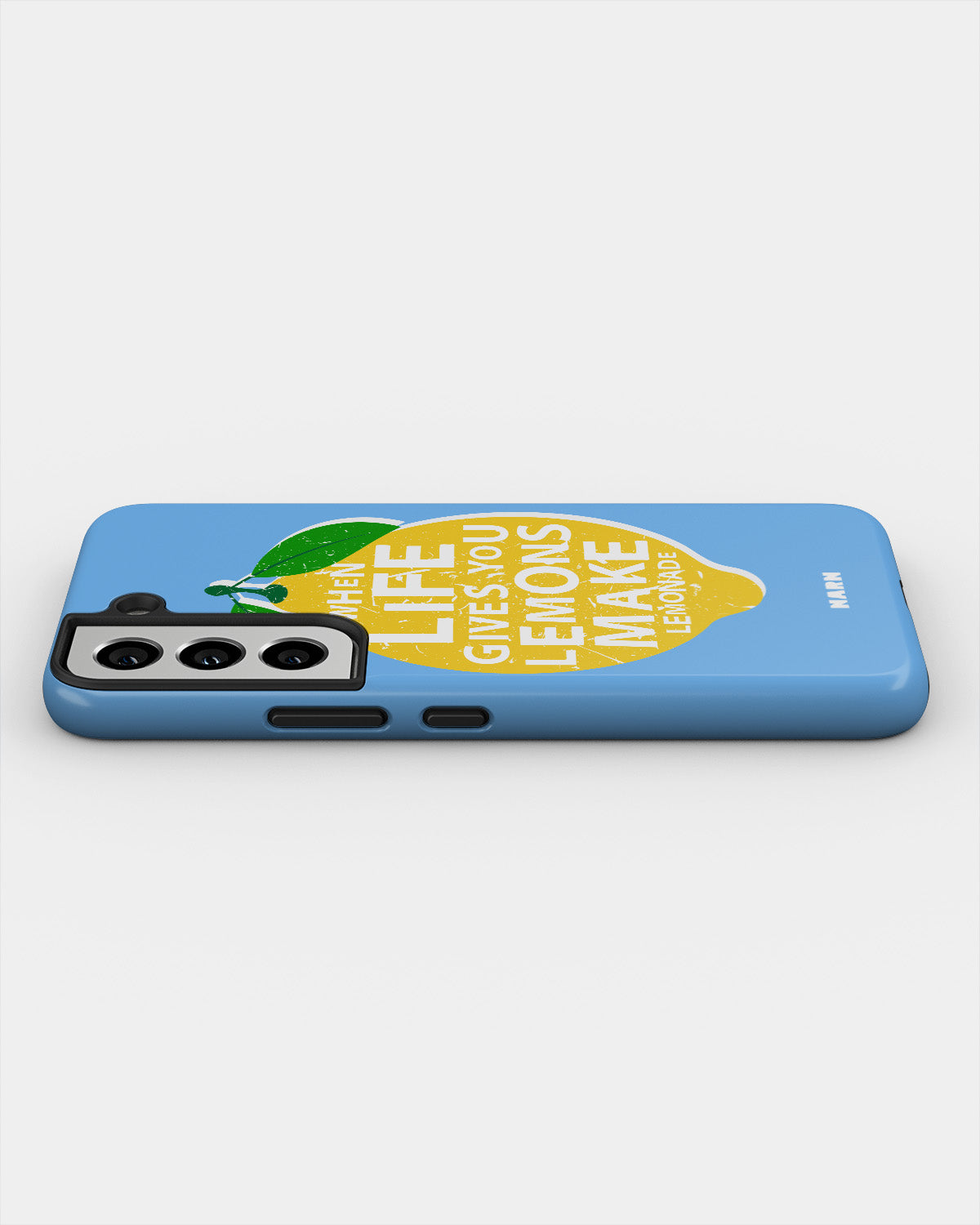Samsung Galaxy S21 FE Tough Case – Lemon Quote - View 3