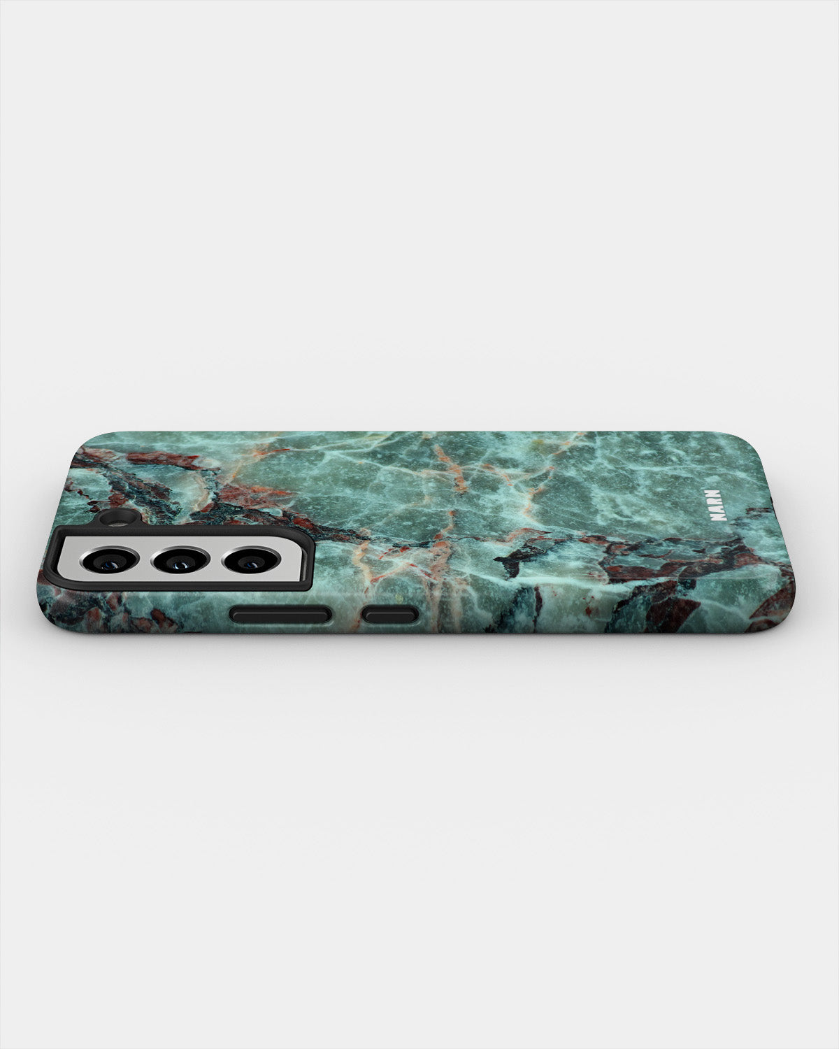 Samsung Galaxy S21 FE Tough Case – Green Marble - View 3