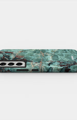 Samsung Galaxy S21 FE Tough Case – Green Marble - View 3
