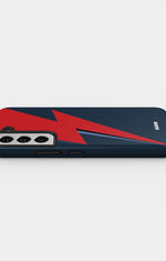 Samsung Galaxy S21 FE Tough Case – Blue Bowie - View 3