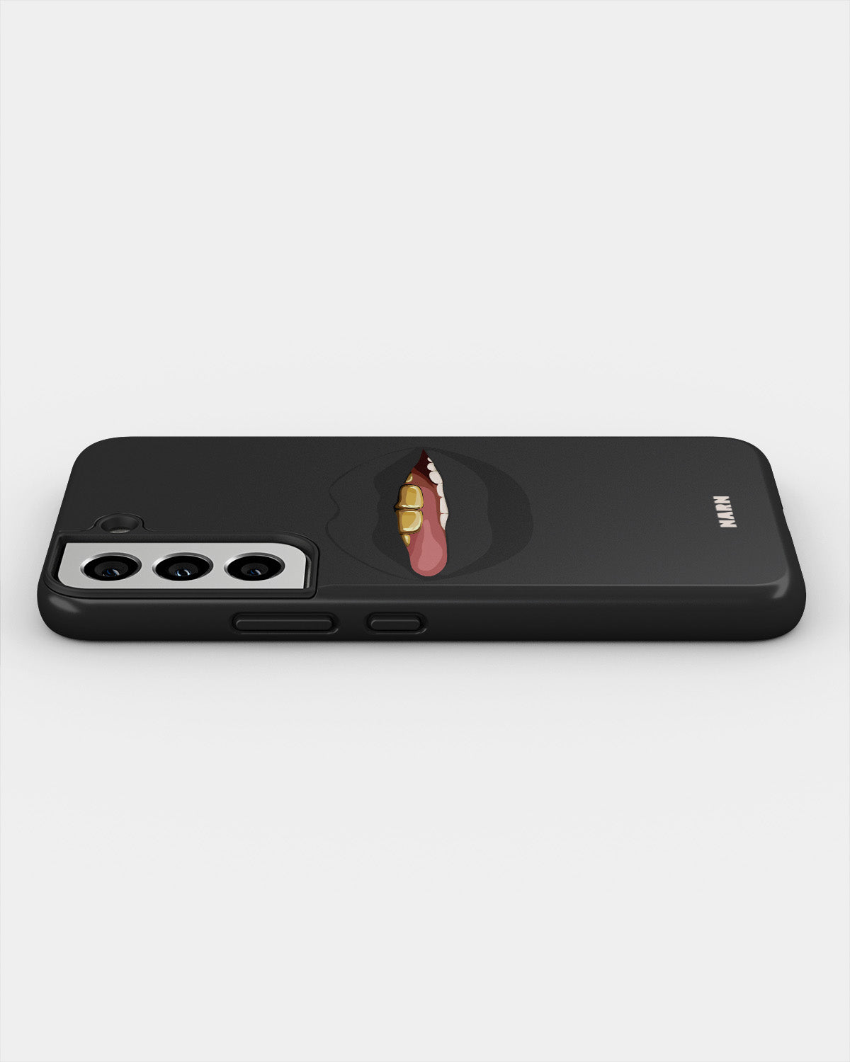 Samsung Galaxy S21 FE Tough Case – Golden Lips - View 3