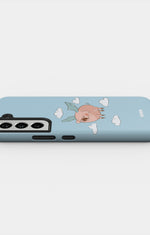 Samsung Galaxy S21 FE Tough Case – Dreamy Pig - View 3