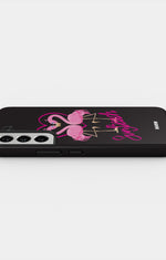 Samsung Galaxy S21 FE Tough Case – Beach Flamingo - View 3