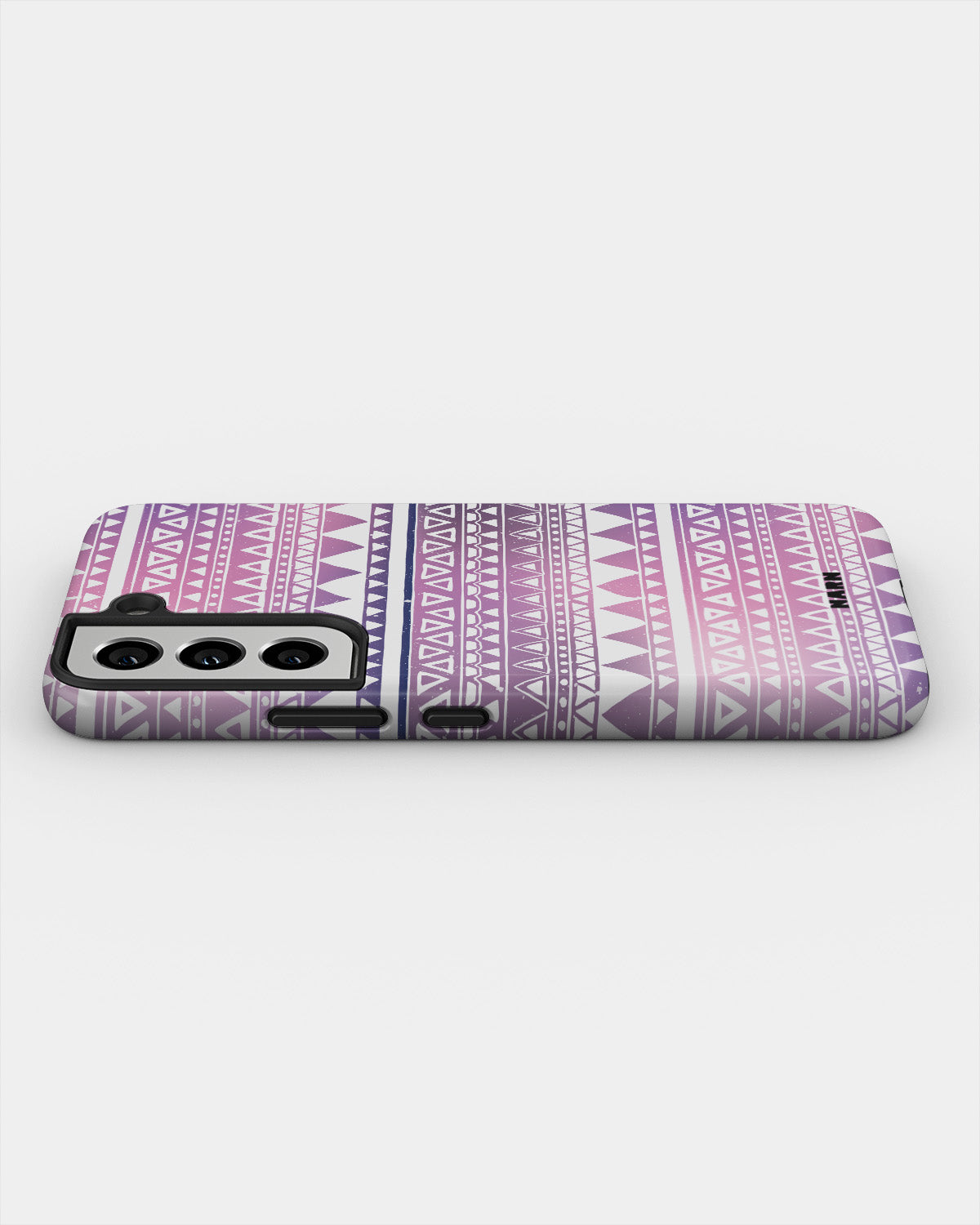 Samsung Galaxy S21 FE Tough Case – Purple Aztec - View 3