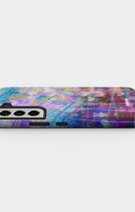 Samsung Galaxy S21 FE Tough Case – Purple Hearts - View 3