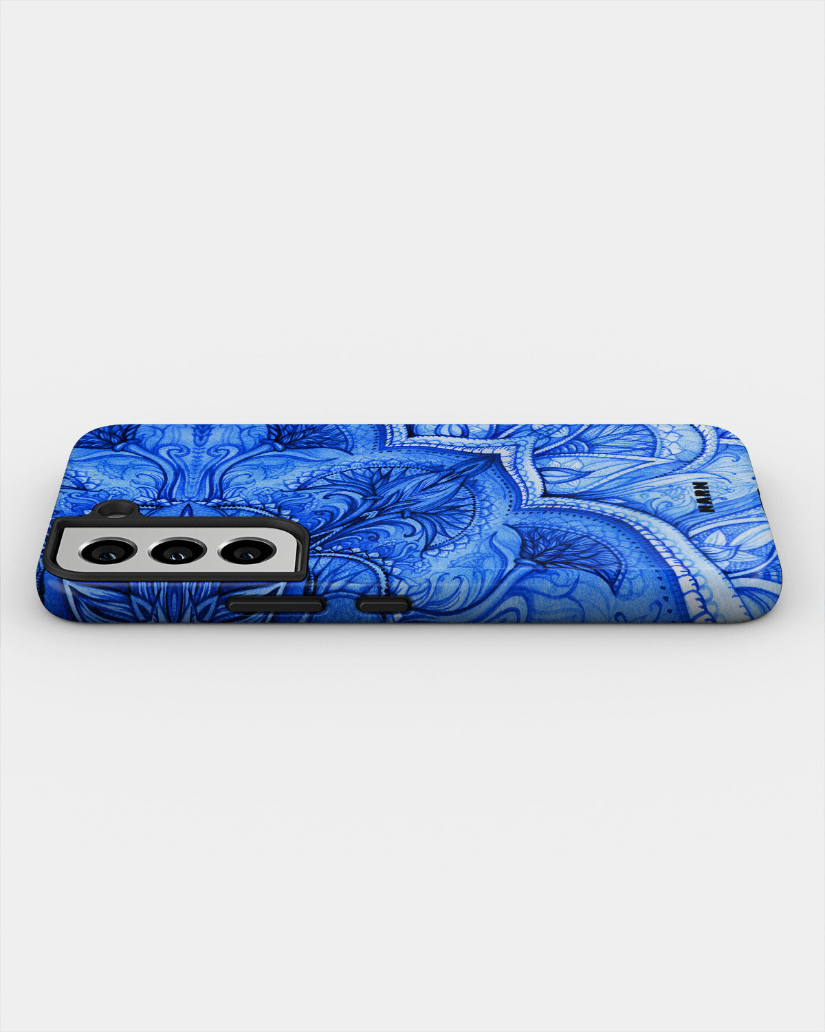 Samsung Galaxy S21 FE Tough Case – Blue Vintage - View 3