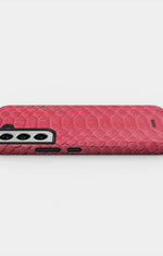 Samsung Galaxy S21 FE Tough Case – Pink Snake - View 3