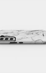 Samsung Galaxy S21 FE Tough Case – Milky Marble - View 3