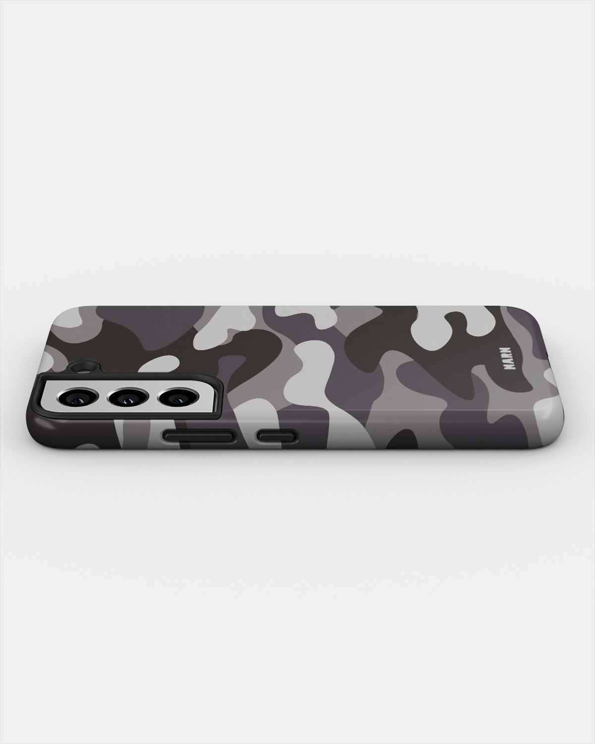 Samsung Galaxy S21 FE Tough Case – Grey Camo - View 3