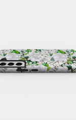 Samsung Galaxy S21 FE Tough Case – White Bloom - View 3
