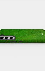 Samsung Galaxy S21 FE Tough Case – Green Leafy - View 3