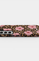 Samsung Galaxy S21 FE Tough Case – Leopard Flower - View 3