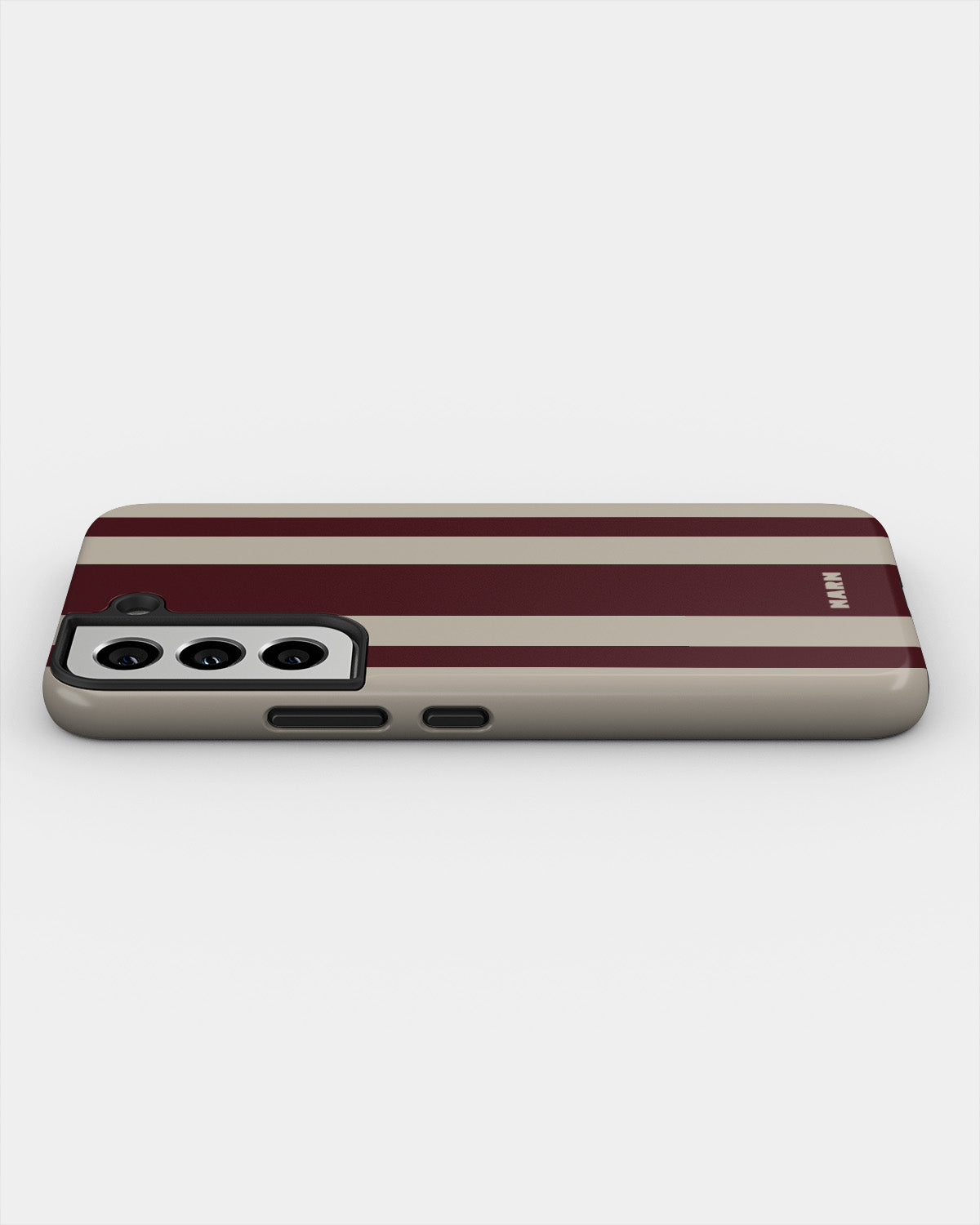 Samsung Galaxy S21 FE Tough Case – Bordeaux Stripe - View 3