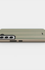 Samsung Galaxy S21 FE Tough Case – Evergreen Stripe - View 3