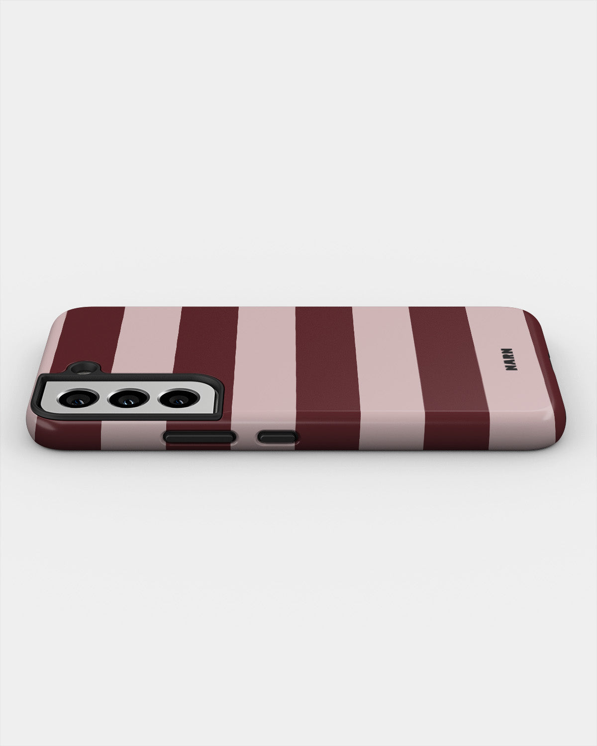 Samsung Galaxy S21 FE Tough Case – Cranberry Stripe - View 3