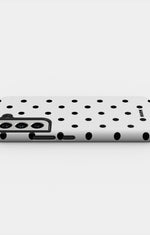 Samsung Galaxy S21 FE Tough Case – Mono Dots - View 3
