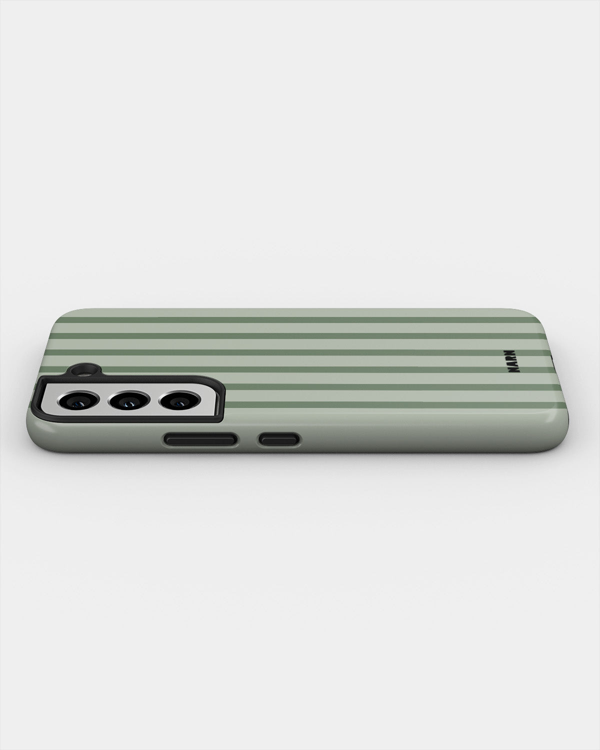 Samsung Galaxy S21 FE Tough Case – Sage Stripes - View 3