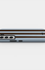 Samsung Galaxy S21 FE Tough Case – Bistro Stripes - View 3