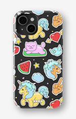 iPhone 14 Plus Tough Case – Cute Stickers - View 1