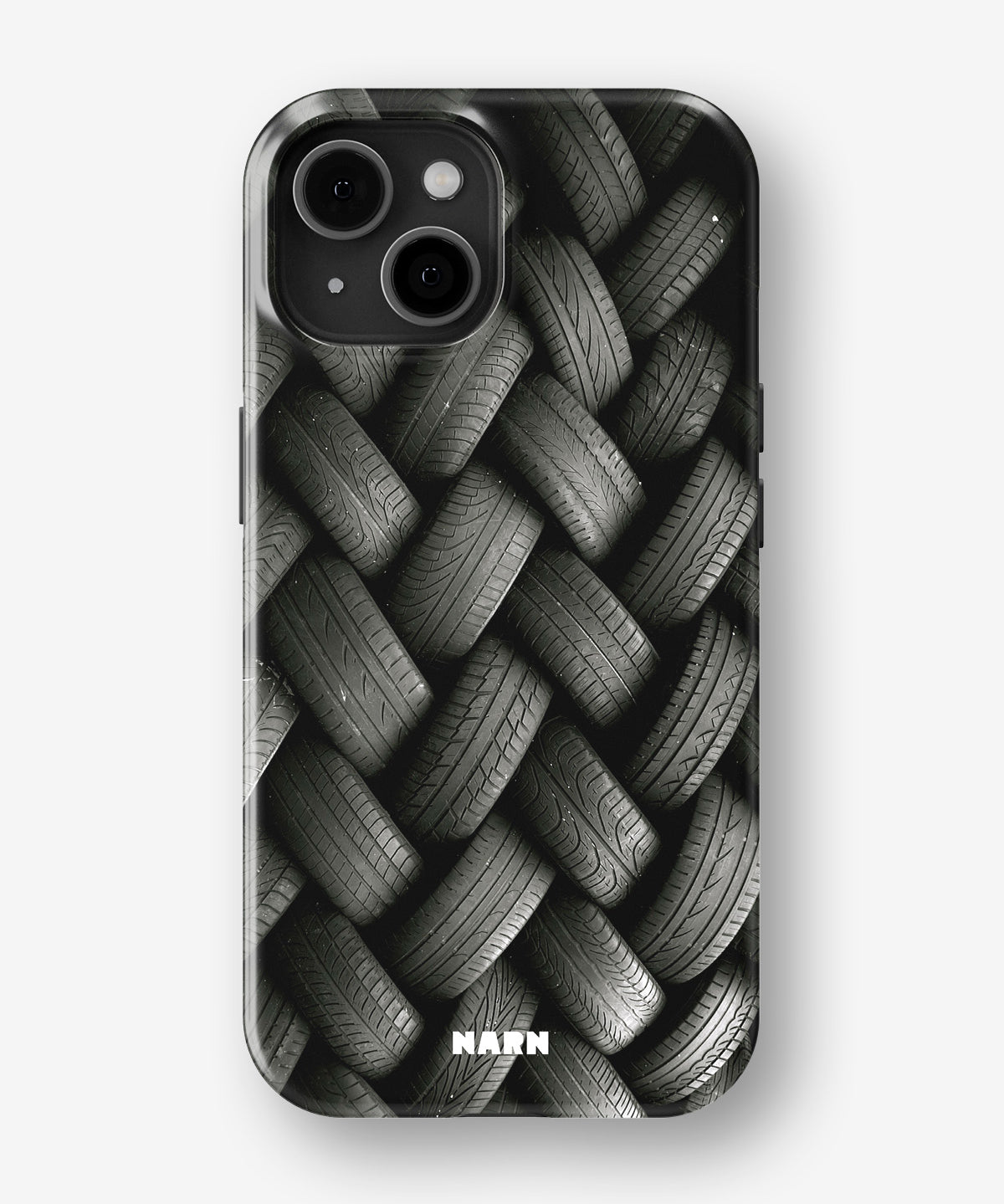 iPhone 14 Plus Tough Case – Tires Wall - View 1