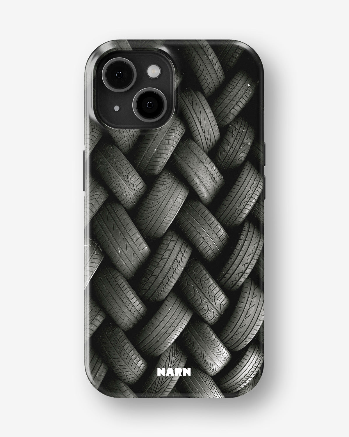 iPhone 14 Plus Tough Case – Tires Wall - View 1