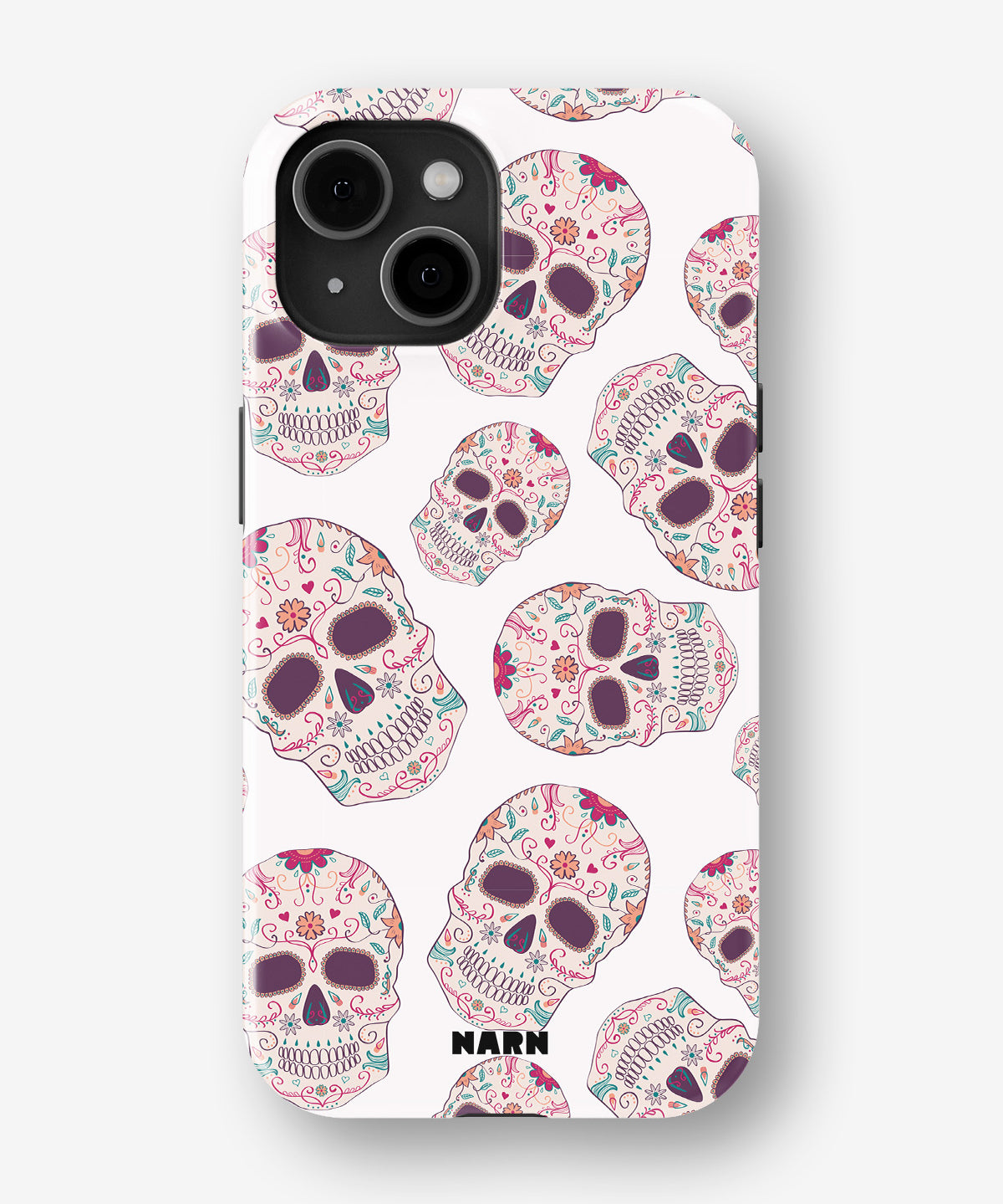 iPhone 14 Plus Tough Case – Calavera Skulls - View 1