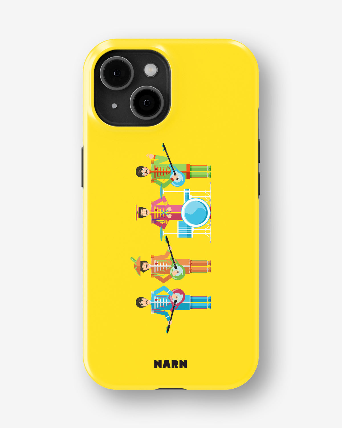 iPhone 14 Plus Tough Case – Beatles Yellow - View 1