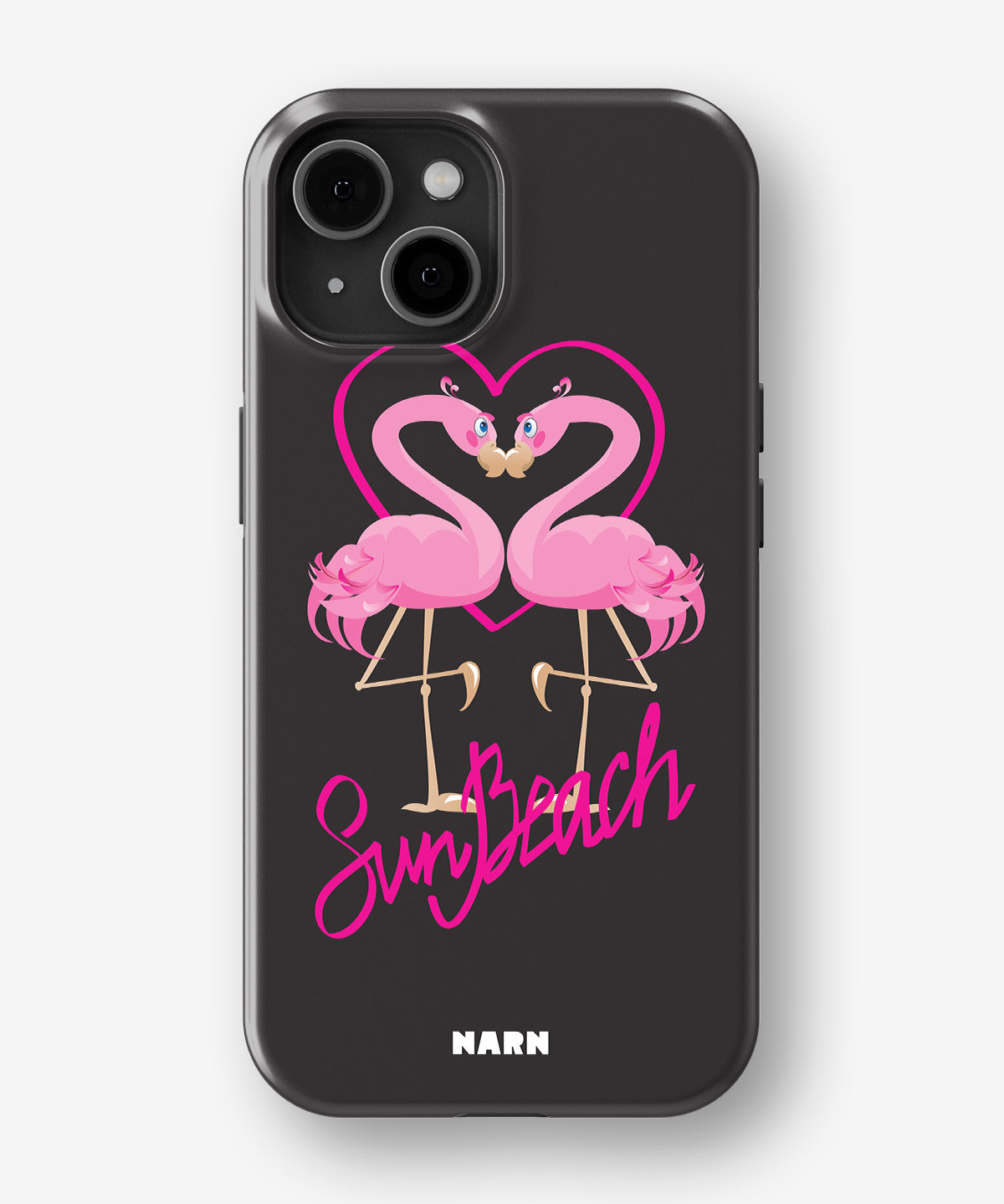 iPhone 14 Plus Tough Case – Beach Flamingo - View 1