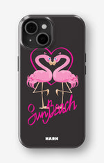 iPhone 14 Plus Tough Case – Beach Flamingo - View 1