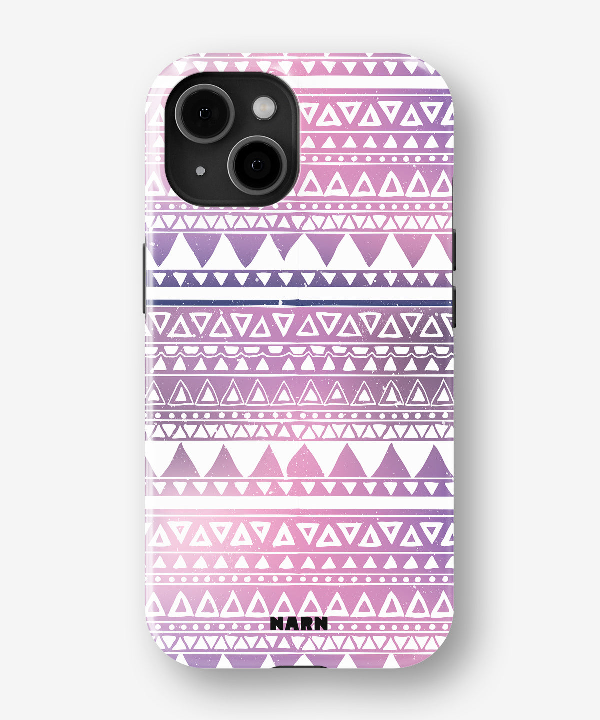 iPhone 14 Plus Tough Case – Purple Aztec - View 1