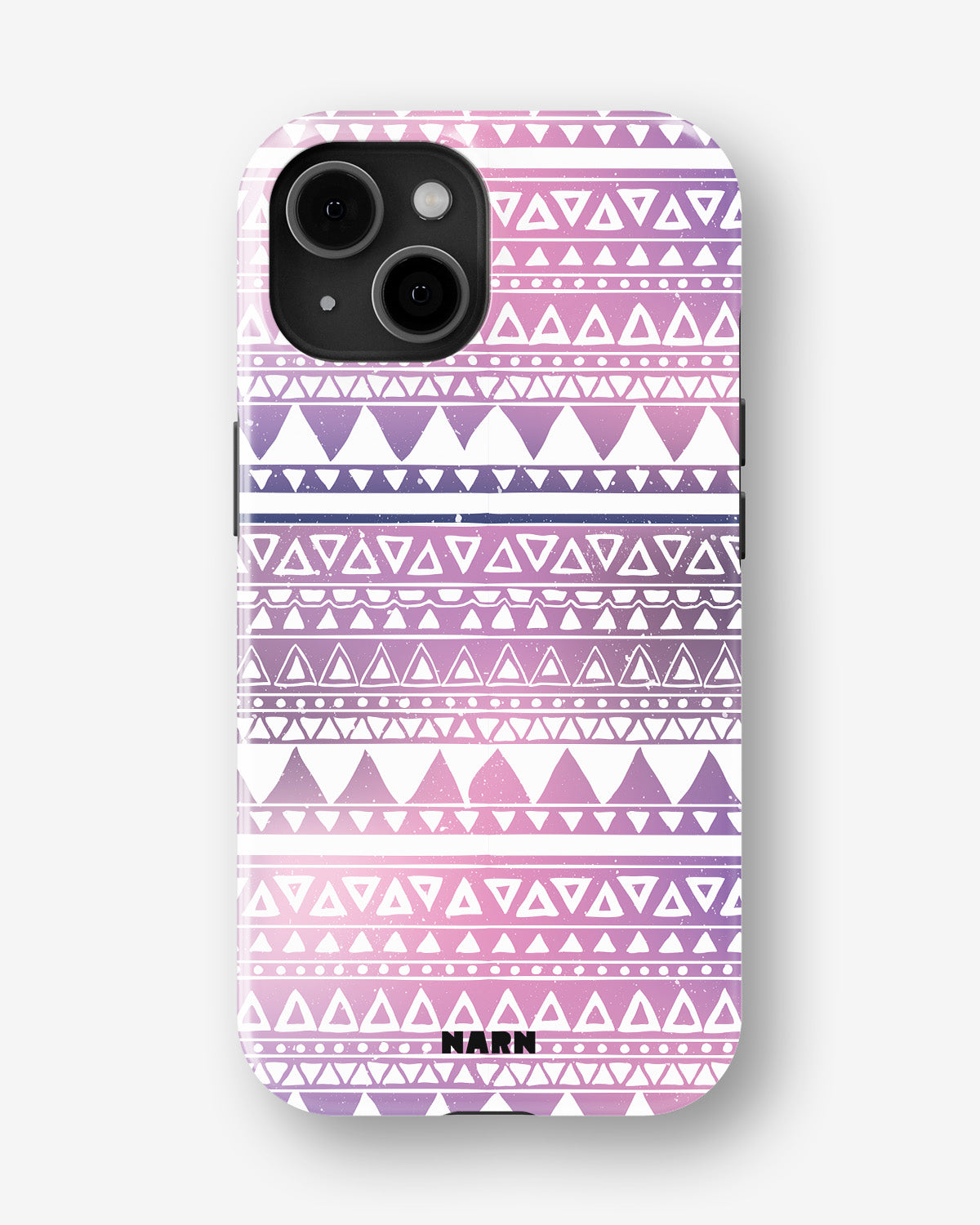 iPhone 14 Plus Tough Case – Purple Aztec - View 1