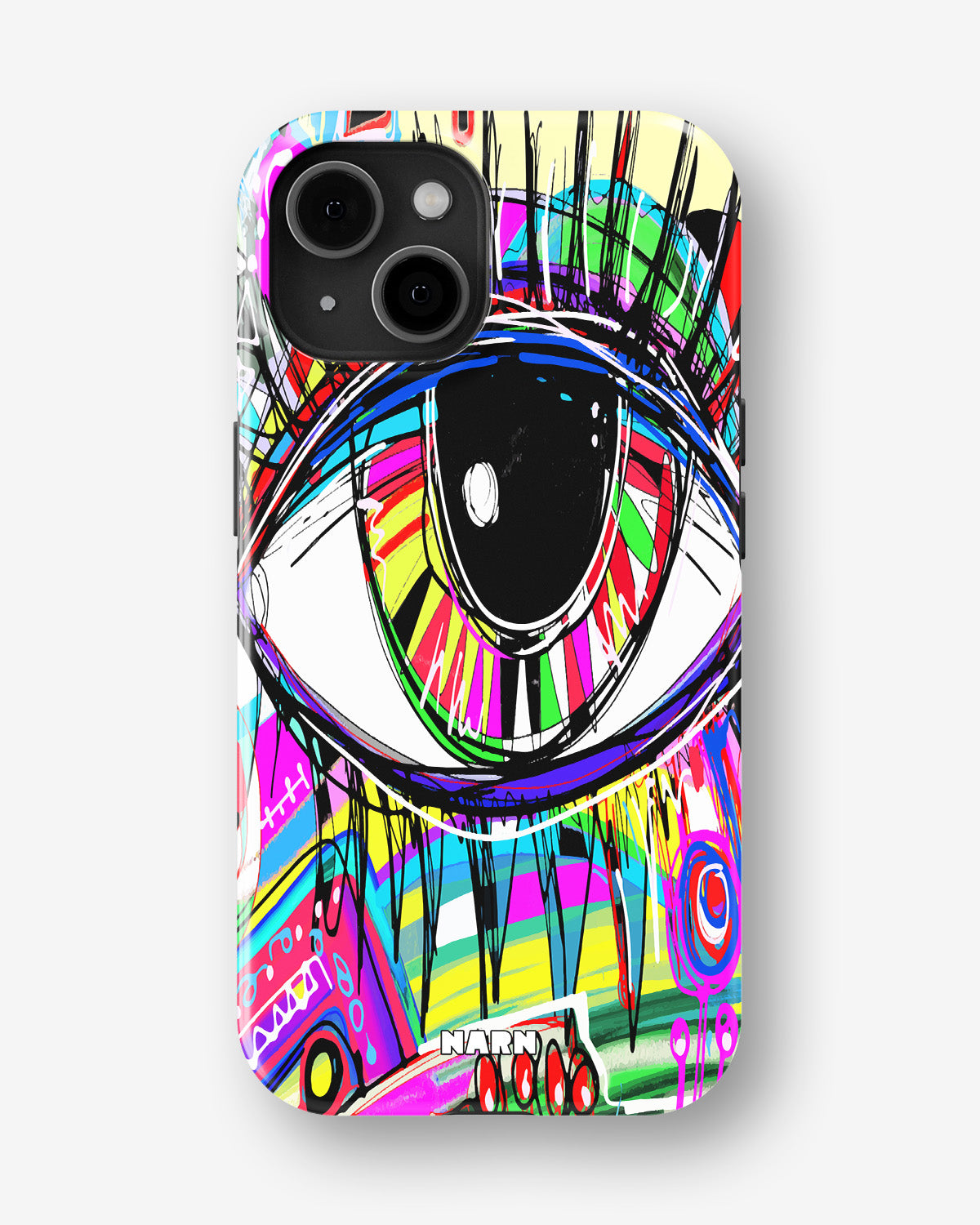 iPhone 14 Plus Tough Case – Abstract Eye - View 1