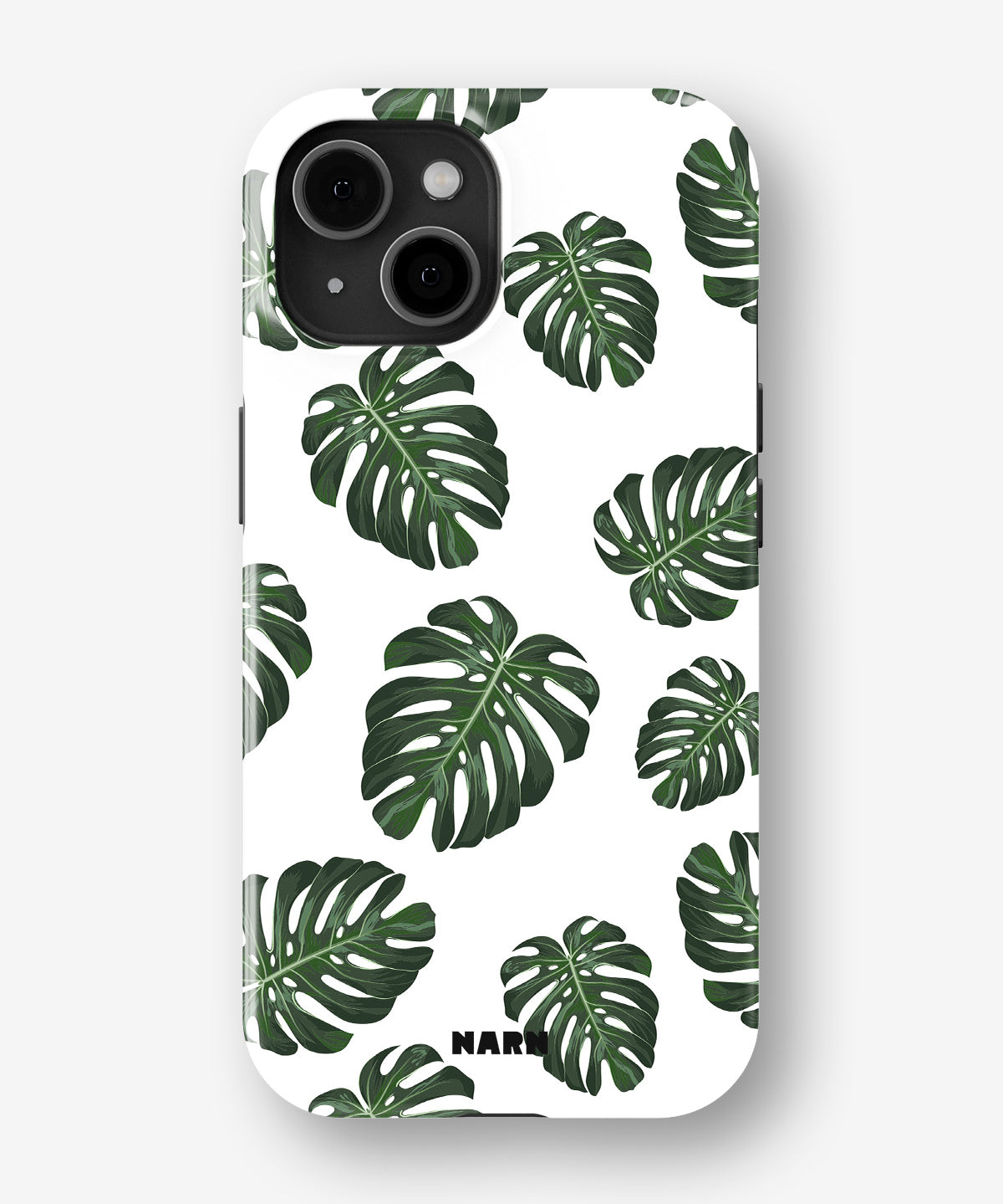 iPhone 14 Plus Tough Case – Monstera Pattern - View 1