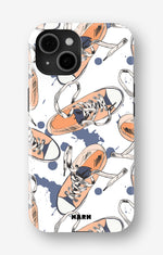 iPhone 14 Plus Tough Case – Apricot Sneakers - View 1