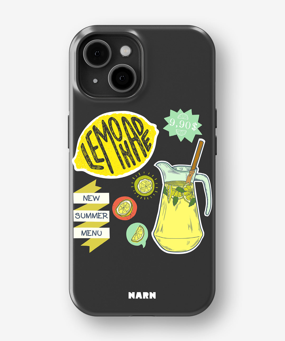 iPhone 14 Plus Tough Case – Lemon Summer - View 1