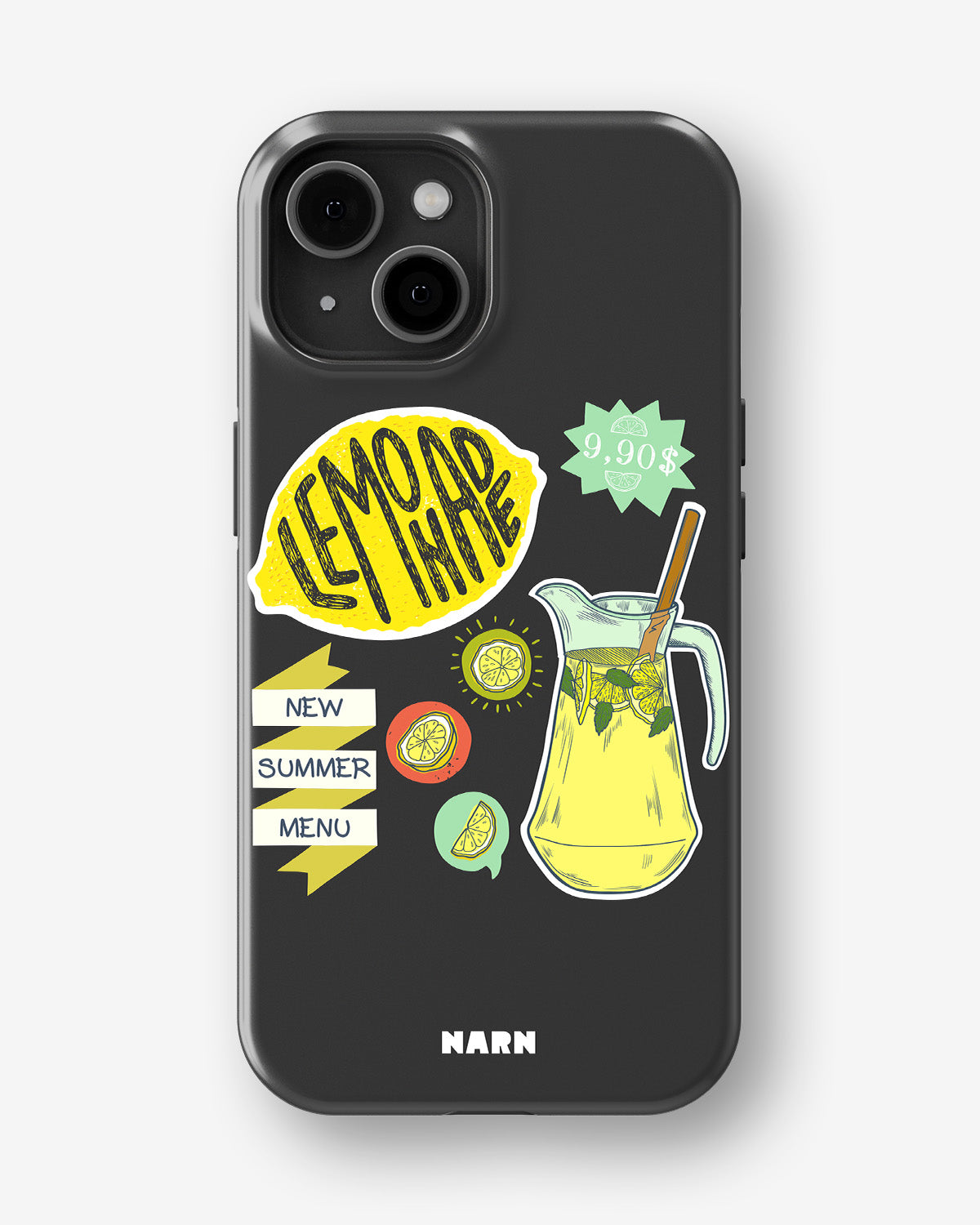 iPhone 14 Plus Tough Case – Lemon Summer - View 1
